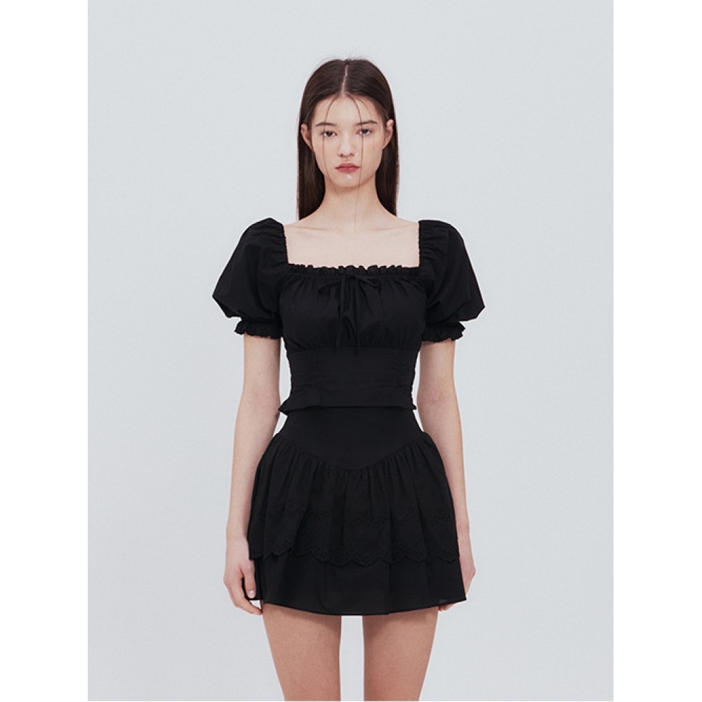 ノット・ユア・ローズ・サラ・ブラウス (ブラック)