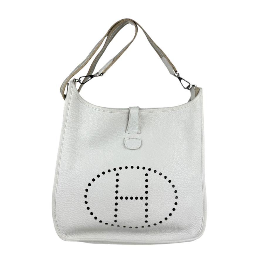 エルメス HERMES ショルダーバッグ エヴリン2 PM トリヨンクレマンス ホワイト ユニセックス n1208