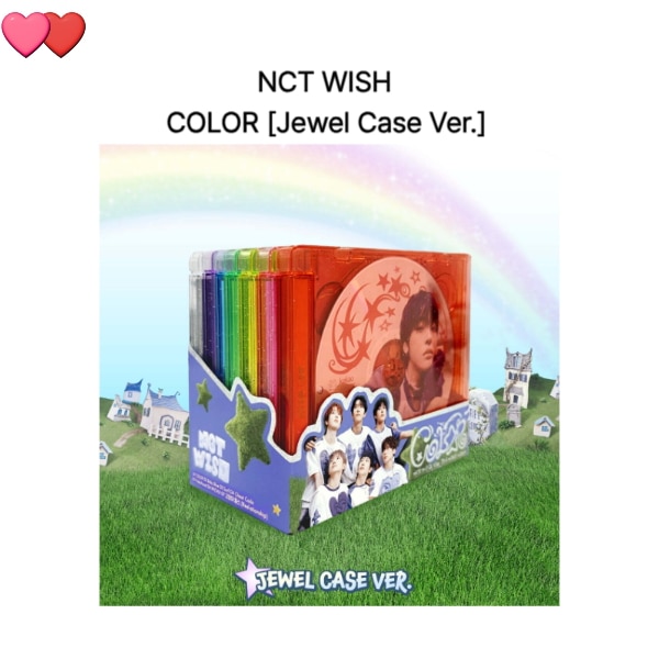 NCT WISH ミニアルバム3集: COLOR [Jewel Case Ver.] 7点セット チャート反映