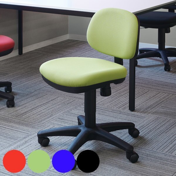 オフィスチェア 座面高42.5－55.5cm キャスター チェア ロッキング 高さ調節