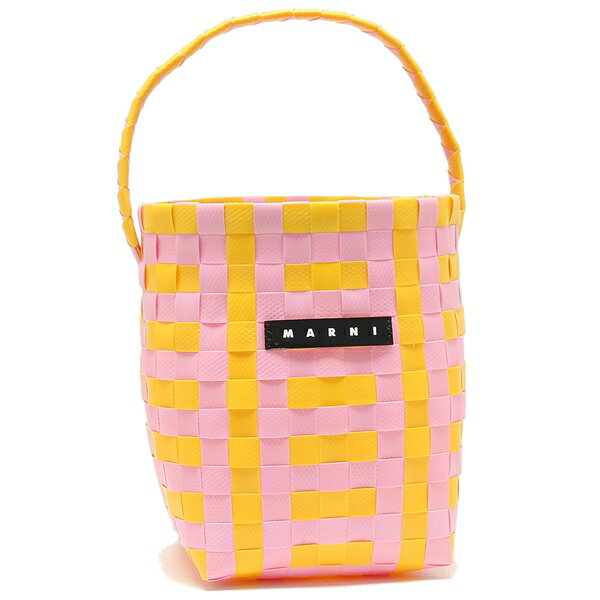 ハンドバッグ かごバッグ ポッドキッドバッグ ピンク イエロー マルチ レディース M00332 M00IW 0M213