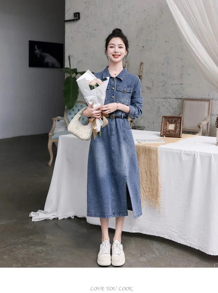 スカート枚 女装 ドレス 新しい すいせん ばねの 気質 やせて見える メカ割 カウボーイ人 ドレス 高級 2025 春のドレス復古 カウボーイ人ワンピースドレス長袖ロングマキシ丈ワンピ