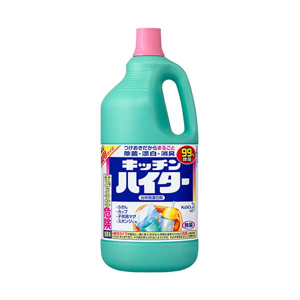 （まとめ） 花王 キッチンハイター 特大 2500ml 1本 (×5セット)