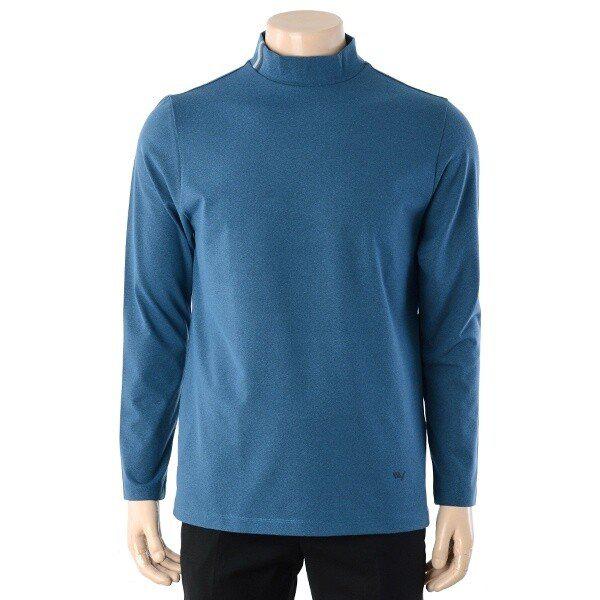 YJ2FTS481_カラ2ラインポイント半ポラTシャツ