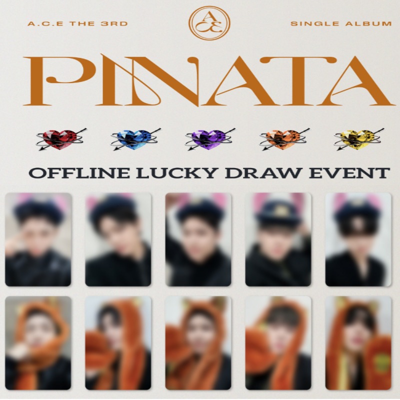 [250107 WITHMUU LUCKYDRAW 10EA/1SET] A.C.E 3RD SINGLE ALBUM [PINATA] 23,040円
