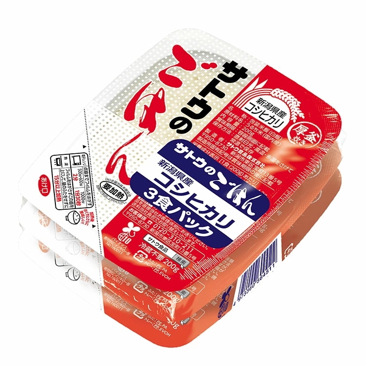 パックご飯 サトウ食品 サトウのごはん 新潟県産コシヒカリ 200g 3食パック×12個 36食 レトルト 新潟県 コシヒカリ 常温 電子レンジ調理 備蓄 ごはん