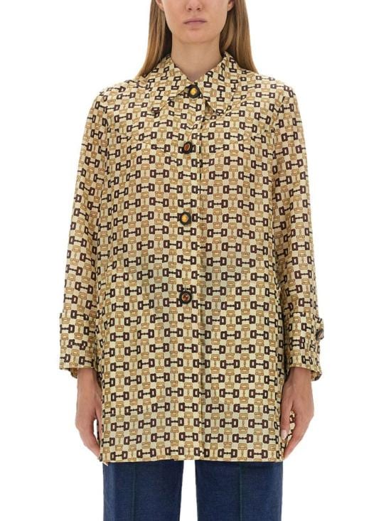 GUCCI Women Trench Coats 752387 ZANVO9198 MULTICOLOUR