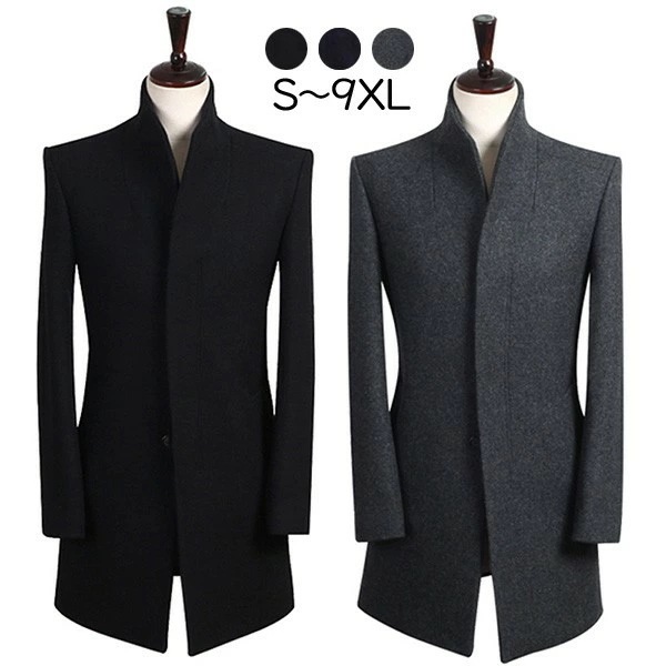 コート メンズ チェスターコート 混ウールコート ビジネス 暖かい 大きいサイズ ロングコート アウター メンズファッション 春 秋冬 ブラック 黒 紺色 グレー カッコイイ S M L XL 2XL