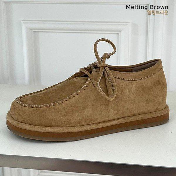 女性の秋の靴 スエードモカシン KR31