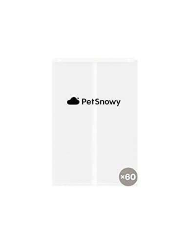 PetSnowy 猫 自動トイレ専用ゴミ袋 ゴミ箱密封システム交換用60枚入り