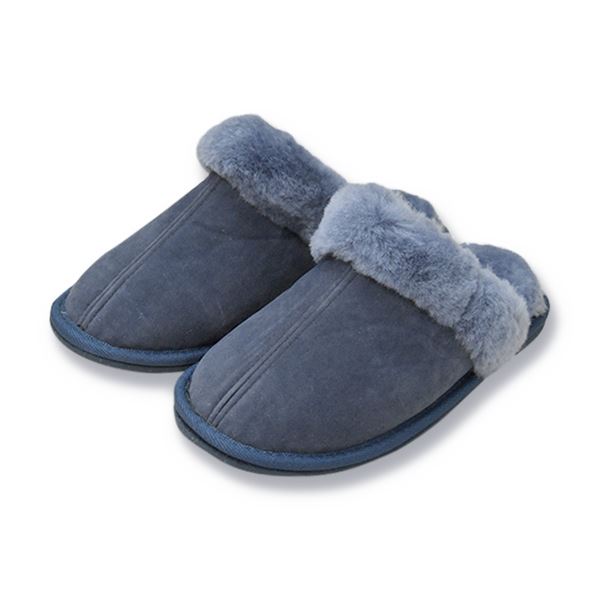 ムートンスリッパ ネイビー Lサイズ