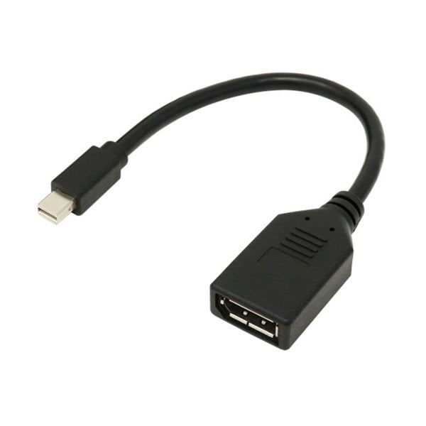 （まとめ） AINEXMini DisplayPort-DisplayPort変換ケーブル 20cm ブラック AMC-MDPDP 1本 (×3セット)