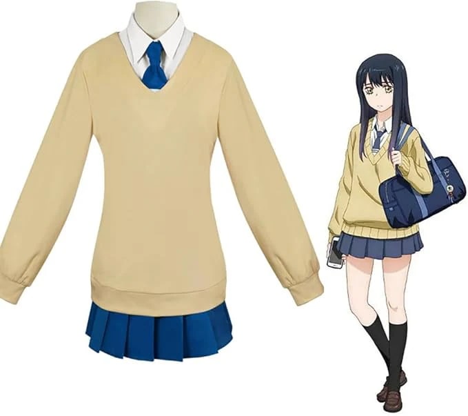 大人気見える子ちゃん 四谷見子 コスプレ衣装 セーラー服 制服 コスチューム 変装