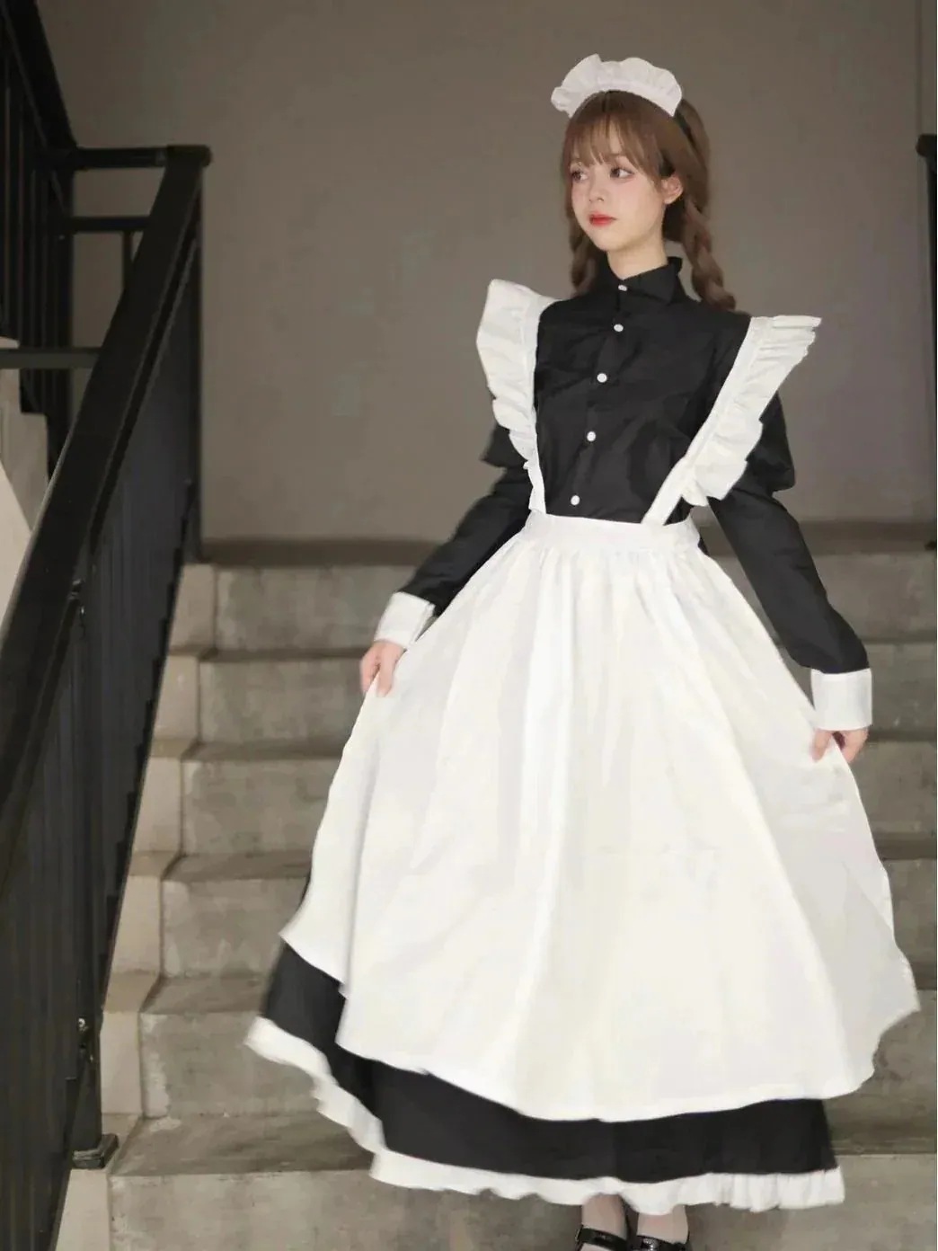 3日出荷 男はメイド服を着る cosplay に服を着せる かわいい カフェアイドル衣装 ロリータ ハロウィン 仮装 春服 レディース