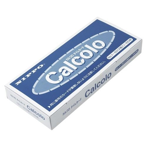 ニッポー タイムカード カルコロ用 ｶﾙｺﾛｶ-ﾄﾞ 00032043まとめ買い3箱セット