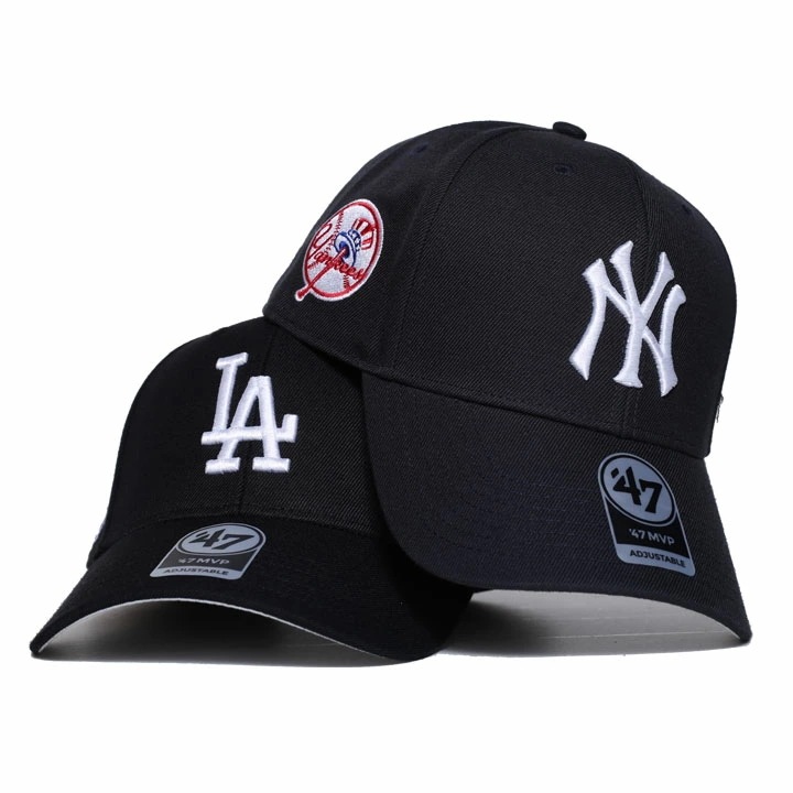 47 キャップ メンズ 春夏秋冬用 黒 紺 大きいサイズ MLB Dodgers LA ロゴ 47brand フォーティセブン MVP ドジャース ヤンキース NY