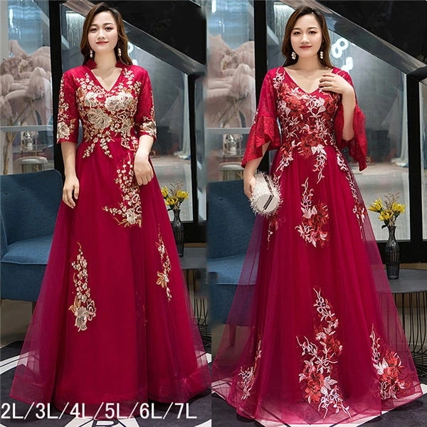 早割価格ドレス 大人 ピアノ 発表会 演奏会用ドレス ロングドレス 演奏会 イブニングドレス 結婚式 母親 ピアノ発表会 中学生 パーティードレス 発表会ドレス 赤 高校生 大きいサイズ ロング 大き