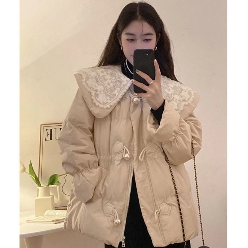 冬アウター ジャケット ムートンファッション秋 冬アウター ダウンジャケット 可愛い 中綿コート 秋冬ファッション 百掛け 秋冬アウター 厚手保温ジャケッ