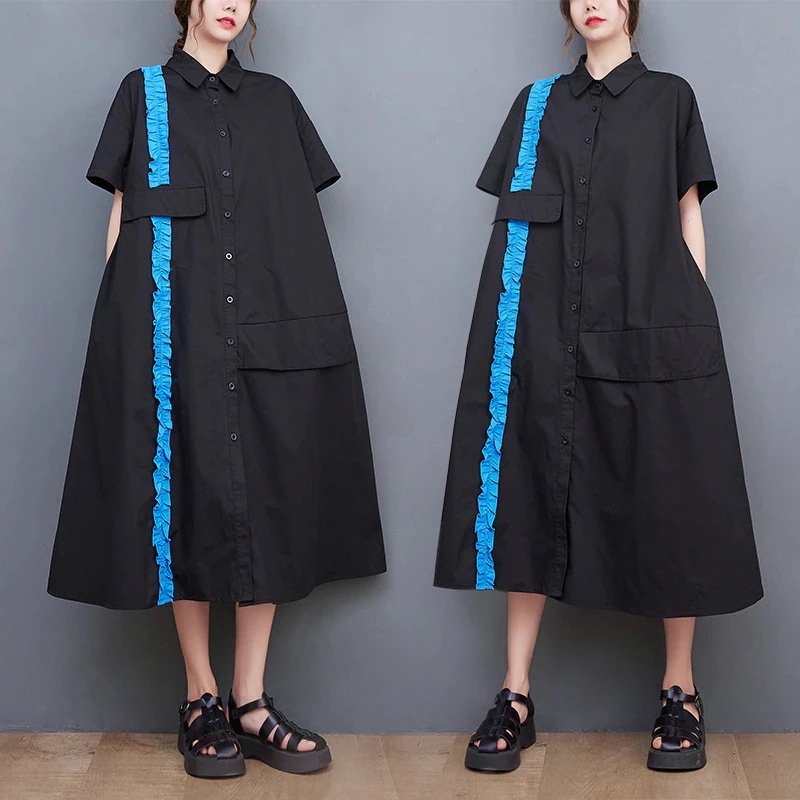 ワンピース ロングワンピース 夏 半袖 無地 プリーツ おしゃれ 体型カバー シンプル ナチュラル 上品 大人 通勤 OL 旅 20代 30代