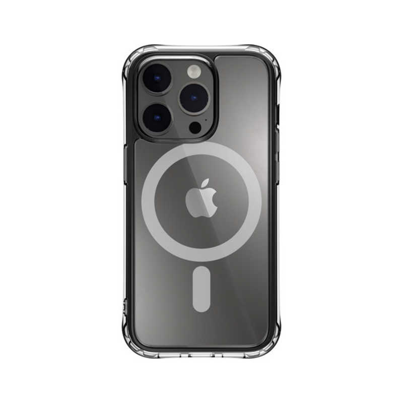 MAGEASY　MagSafe対応耐衝撃MIL規格薄型ケース/ iPhone 14 Pro 6.1インチ クリア　ME-INPCSPTLM-TR