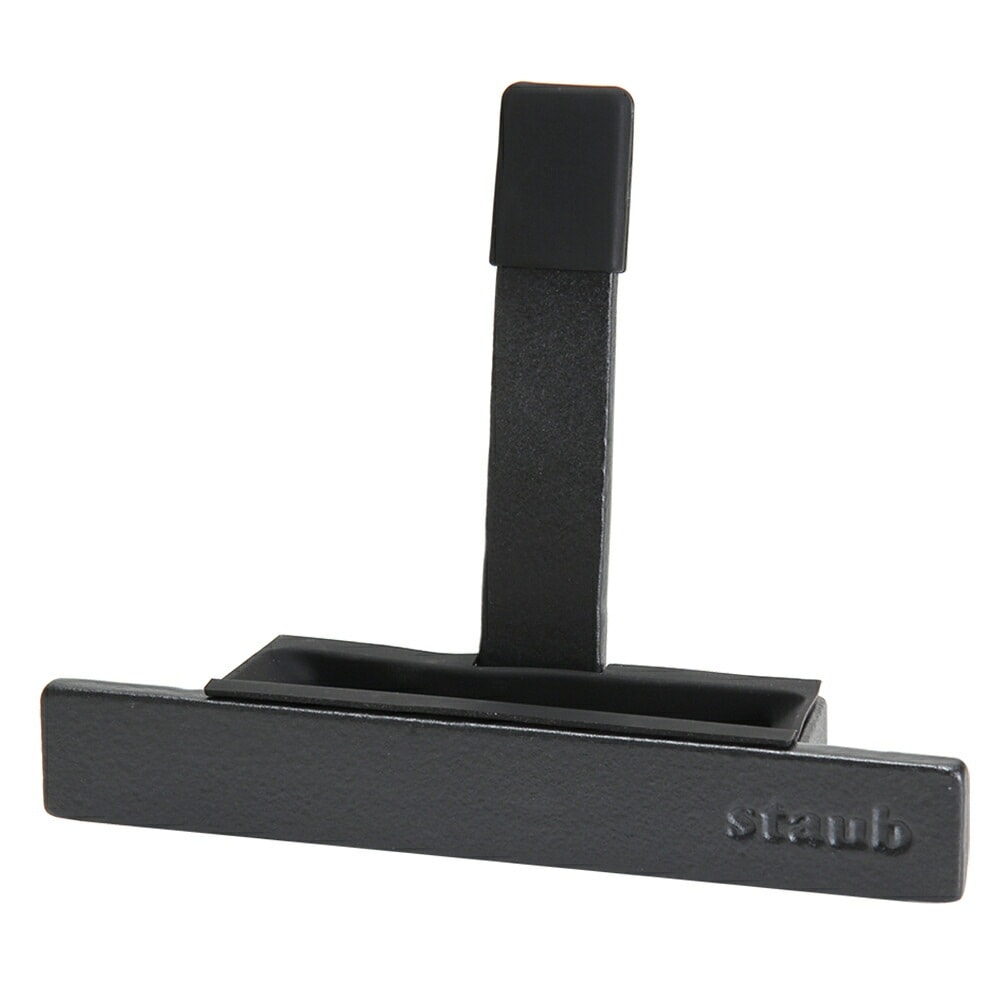 鍋 鍋蓋スタンド リッドホルダー 鍋ふたスタンド ブラック 蓋ホルダー 蓋置き