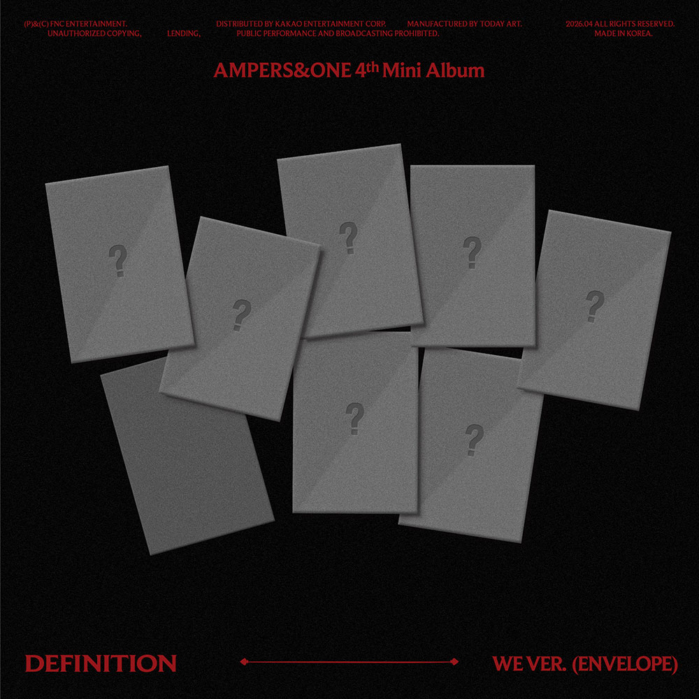 【アルバム7種】 AMPERS&ONE - DEFINITION (WE Ver.) / アンパサンドワン