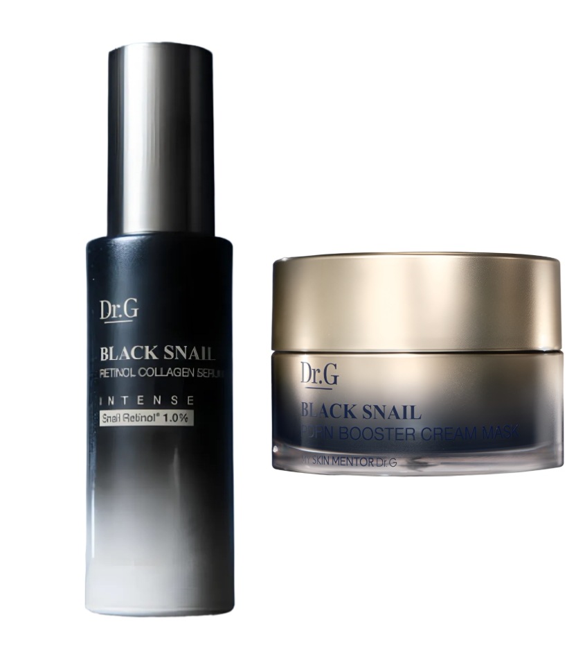 new 新作 ブラックスネイル レチノールコラーゲンセラム インテンス 30mL + PDRN ブースタークリームマスク 50mL 2種セット