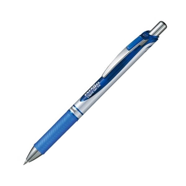 全商品オープニング価格！ （まとめ） 30セット 1本 BL77-C シルバー） （軸色 青 0.7mm ゲルインクボールペンノック式エナージェル ぺんてる 筆記具