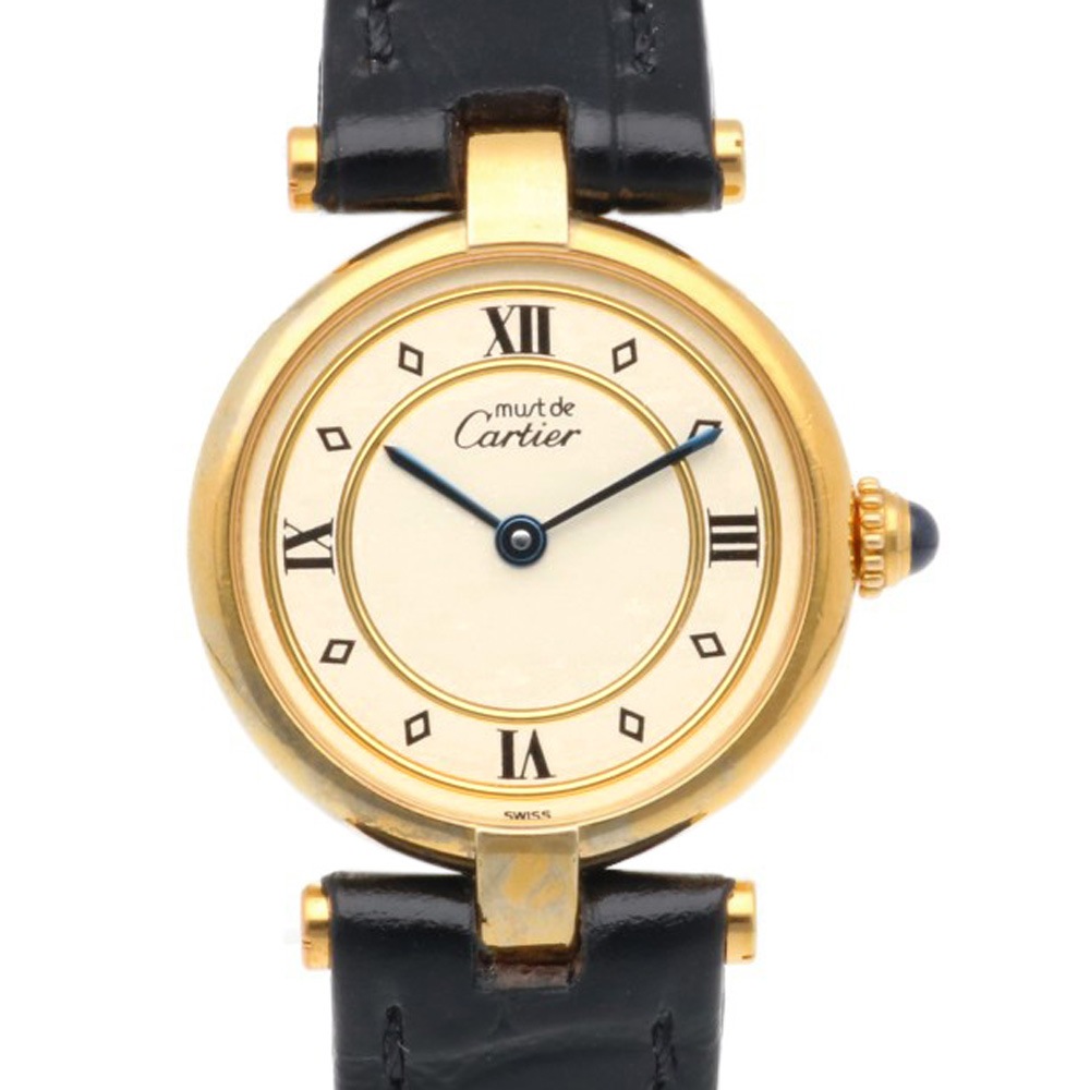 カルティエ ヴァンドーム 腕時計 シルバー925 590004 クオーツ 1年保証 CARTIER 中古