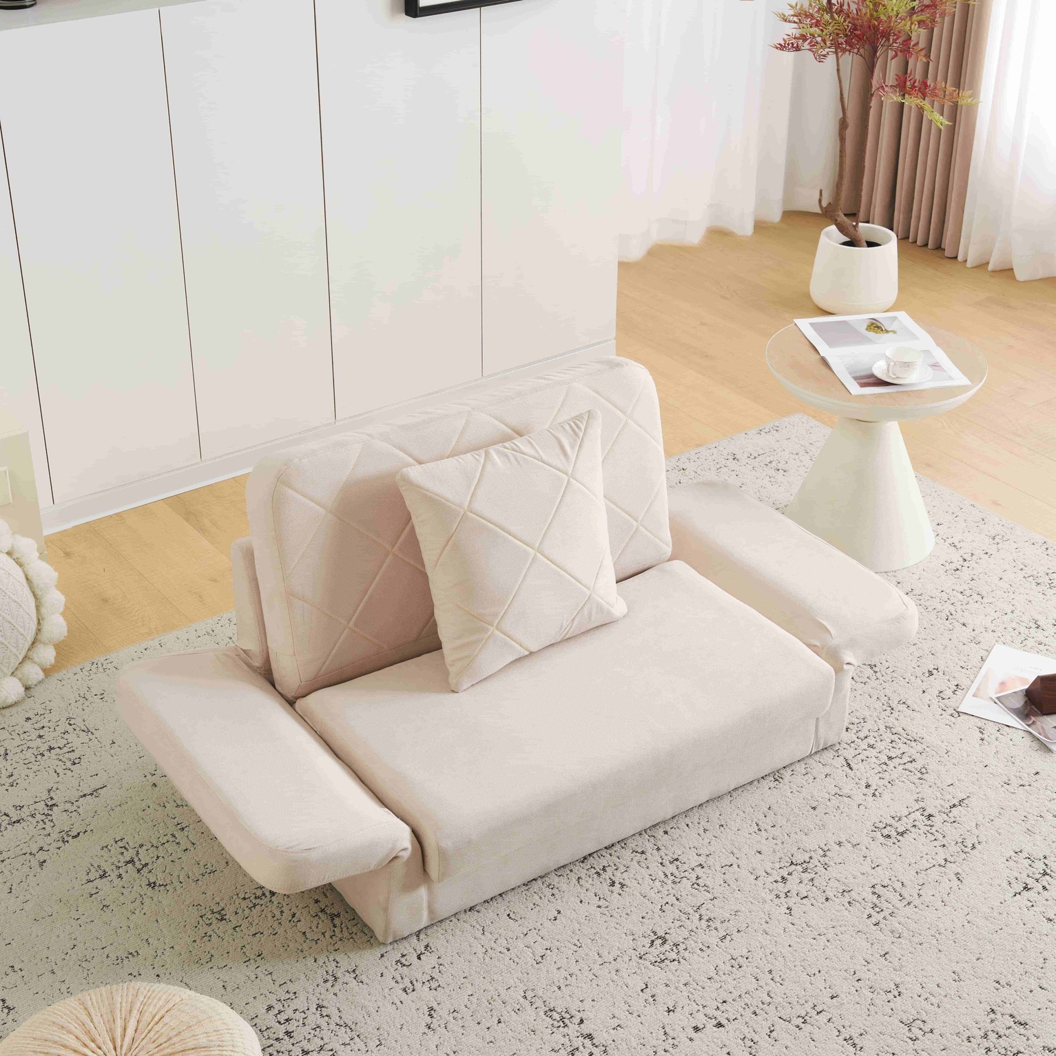 ソファ対応　ハイタイプコタツ　110×70　ナチュラル ソファ対応 ハイタイプコタツ 約110×70cm ナチュラル （NA） 組立品