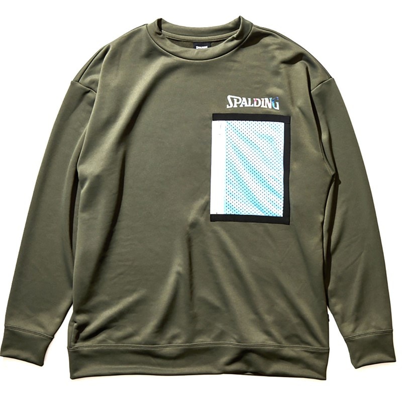 クルーネック SWTシャツ ホログラムロゴ バスケットスウェットトレーナー (smj22131-3900)