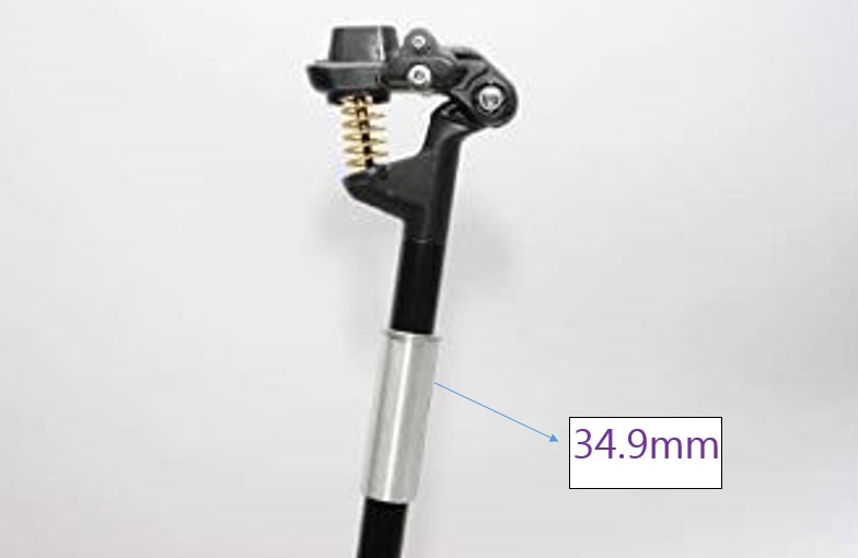 サスペンションシートポスト,Sangle-Fit 34.9mm