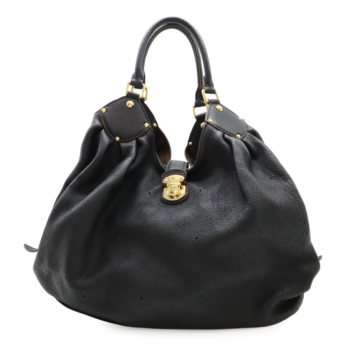 モノグラムマヒナ XL トートバッグ ショルダーバッグ 肩掛け レザー ノワール 黒 ブラック M9554