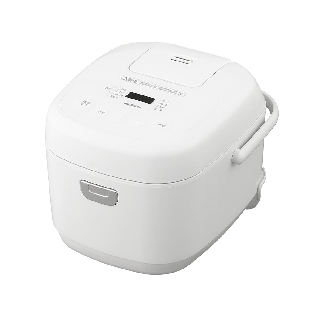 アイリスオーヤマ マイコン炊飯器 5.5合 一人暮らし 9種ヘルシーメニュー 自動メニュー搭載 銘柄炊き分け 軽量カップ付き RC-BMA50-W ホワイト 8,865円