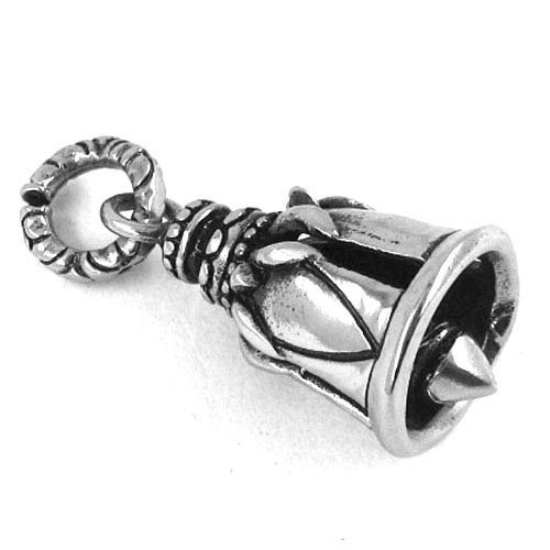 ステンレスベルペンダントトップ 1個販売 鐘 鈴 サージカルステンレス316L ネックレス パーツ メンズ レディース トップ ペア アクセサリー チョーカー おしゃれ STT00-00-0021