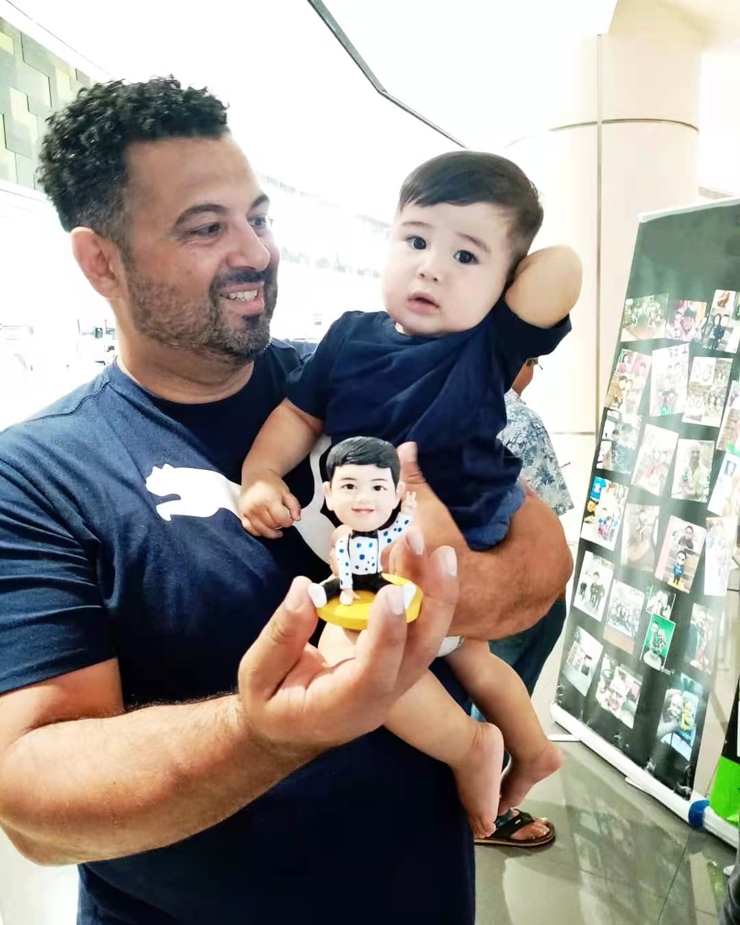 【オーダーメイド】3D肖像画 似顔絵 写真 人形 フィギュア 誕生日 ベビー 赤ちゃん キッズ 子供 幼児 出産祝い