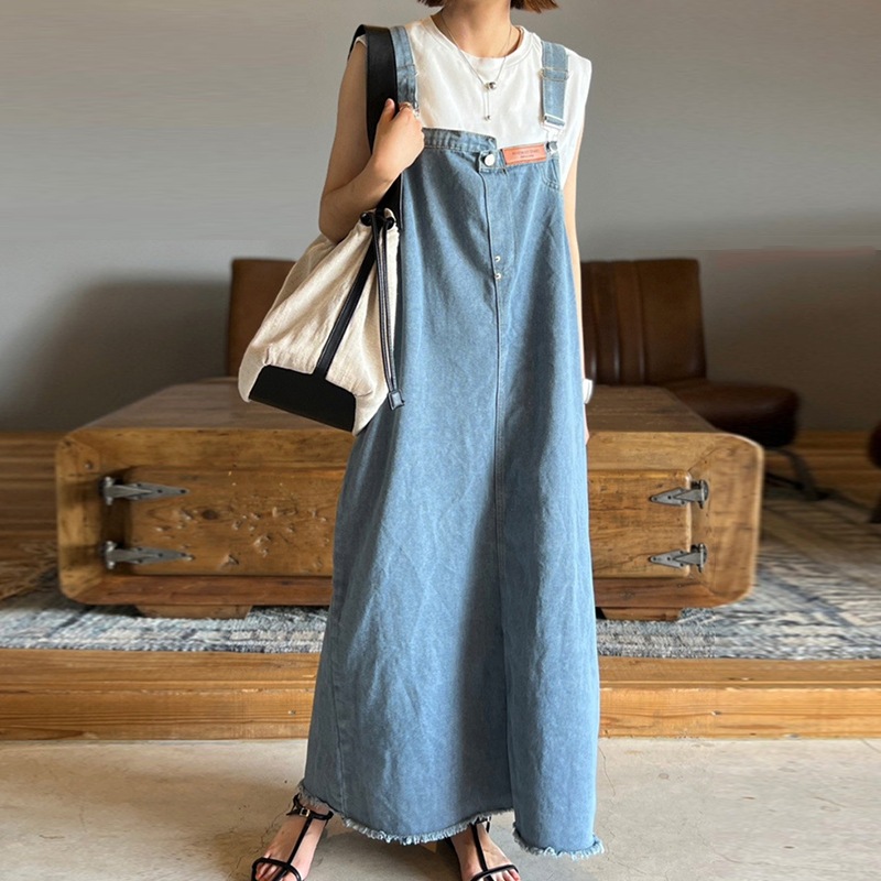 【No.1 人気商品】 絶対欲しい お買い得 気質アップ デニムキャミワンピース