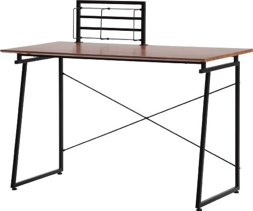 不二貿易 デスク 幅120cm ダークブラウン スマート 94897