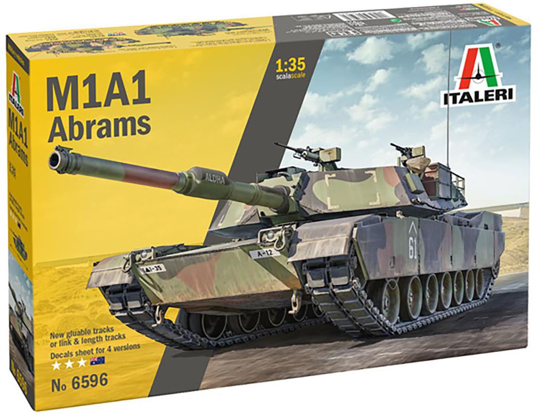 イタレリ 【再生産】1/35 アメリカ軍 M1A1 エイブラムス戦車【IT6596】 プラモデル IT6596 M1A1 エイブラムスセンシャ