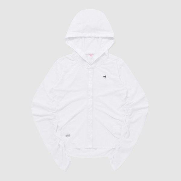 ジャケット NQJ QQ212OFT41-OWT 女性メッシュシャーリングカバーアップカーディガン / OFF-WHITE