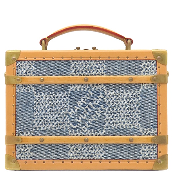 ルイヴィトン ショルダーバッグ ハンドル トランク コットンキャンバス ダミエデニム3Dコットンキャンバス ダミエデニム ゴールド金具 ショルダー 斜め掛け N40626 RFID 【保存袋】【中古】