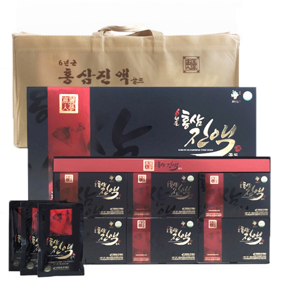 高麗人参6年根紅参ジンクゴールド70mlx60p