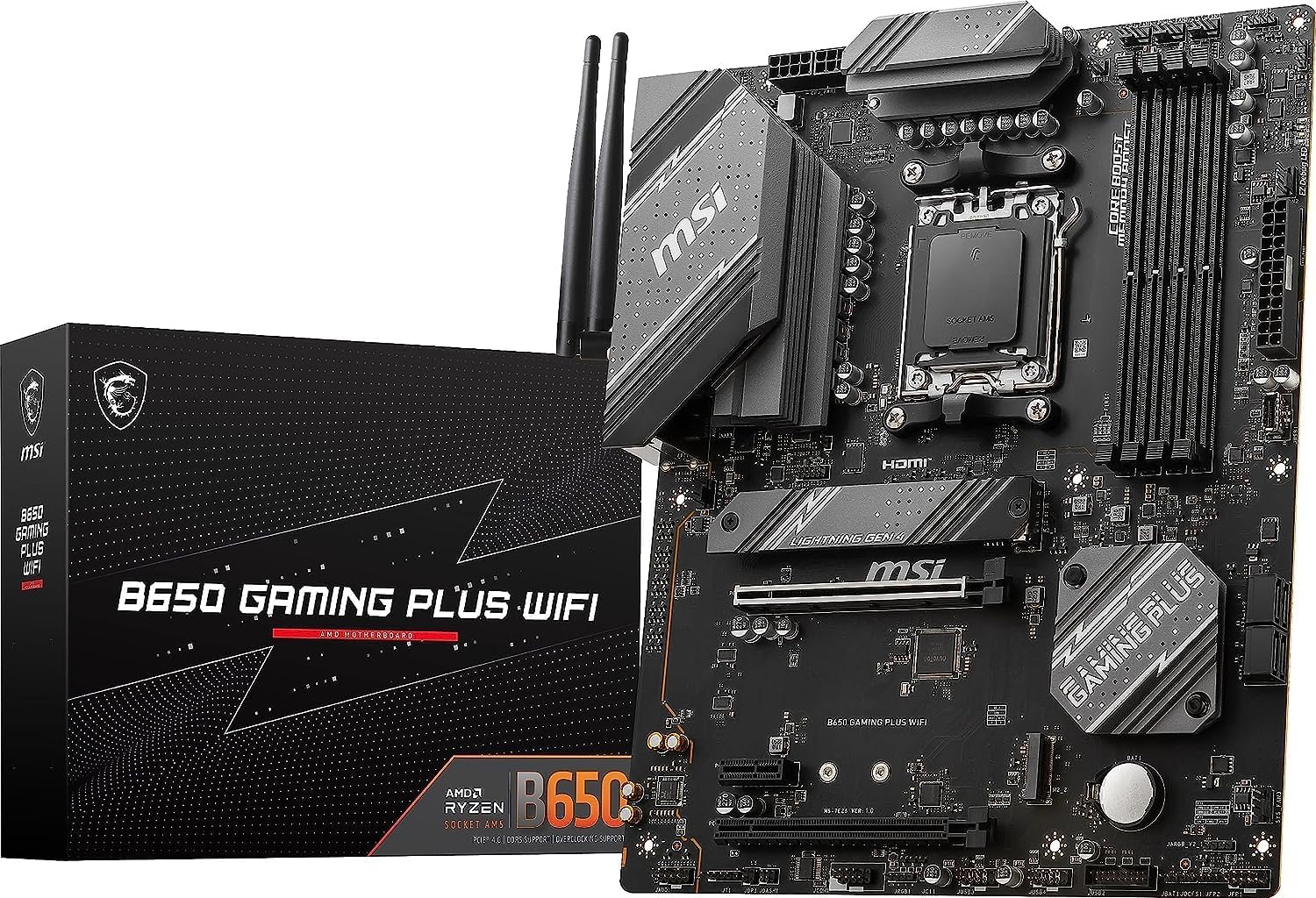 MSI B650 GAMING PLUS WIFI AMD Ryzen 7000/9000シリーズ マザーボード（B650 ATX 最大DDR5-7200（OC）MB6266対応）