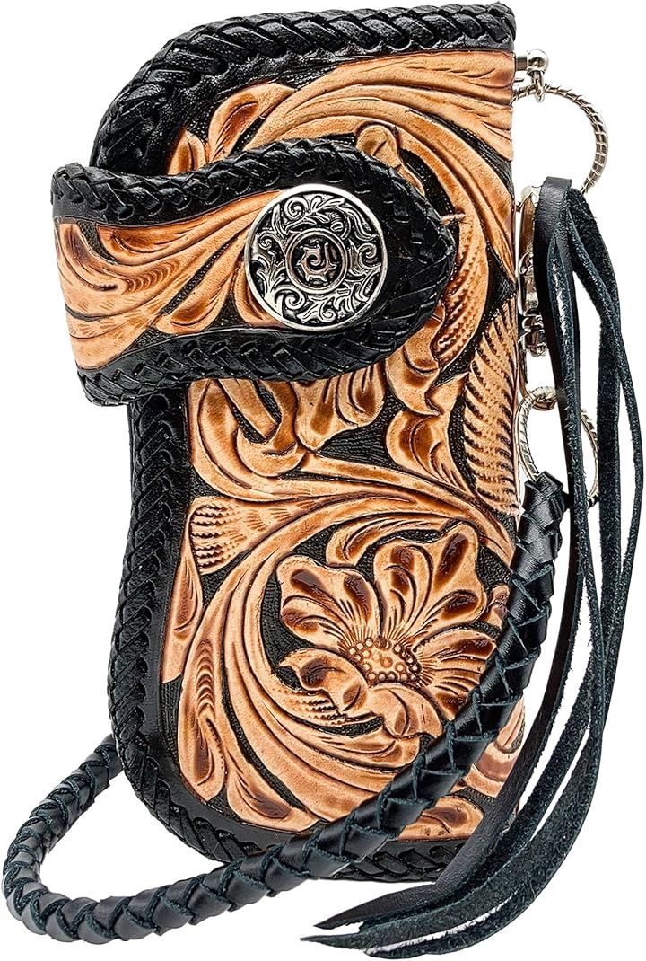 バイカーズウォレット カービング メンズ 財布 長財布 カーブ