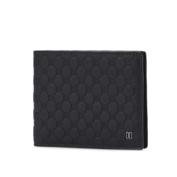 DBWA0F374BK [LOUIS] ブラックエンボスパターン牛革二つ折り財布