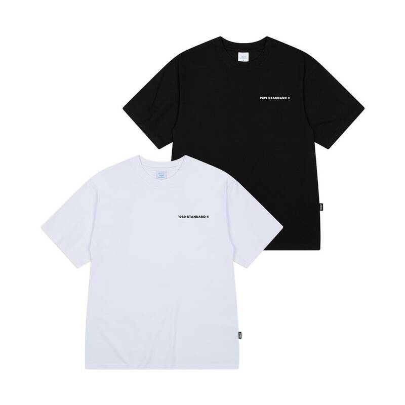 1989スタンダード 1989STANDARD [2PACK]MAIN LOGO クールコットン オーバーフィット 半袖(SISSTD-0017) 5006855107 394858
