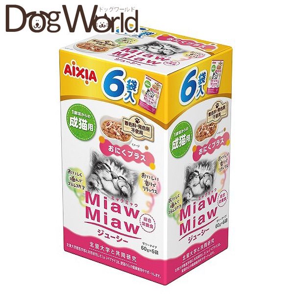 MiawMiawW[V[6P ɂvX 360g(60gx6)