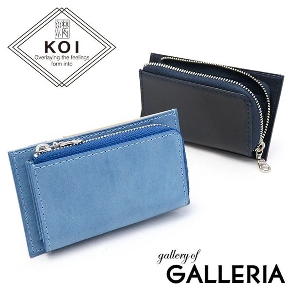 バギーポート 財布 BAGGY PORT ミニウォレット KOI INDIGO DYE SMOOTH 藍染めレザー 本革 小銭入れ コインケース メンズ レディース KOI コーアイ ZYS-092