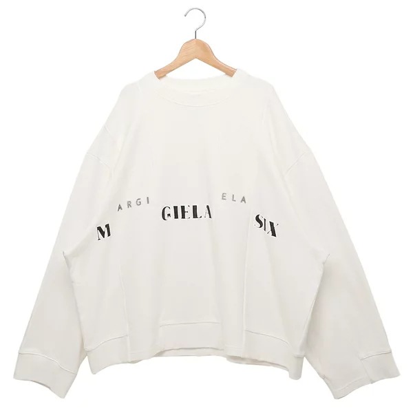 メゾンマルジェラ スウェットシャツ ホワイト レディース MM6 Maison Margiela S52GU0192 S25537 101