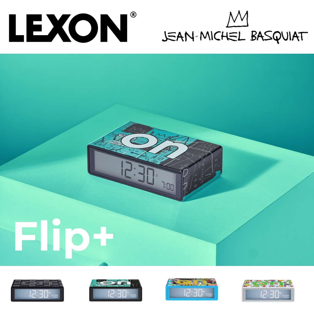 【国内正規品】Flip+ Jean-Michel Basquiat Collection アラームクロック 目覚まし時計 単4電池×2本